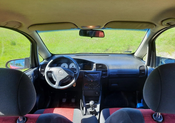 Opel Zafira cena 5700 przebieg: 298500, rok produkcji 2001 z Osieczna małe 46